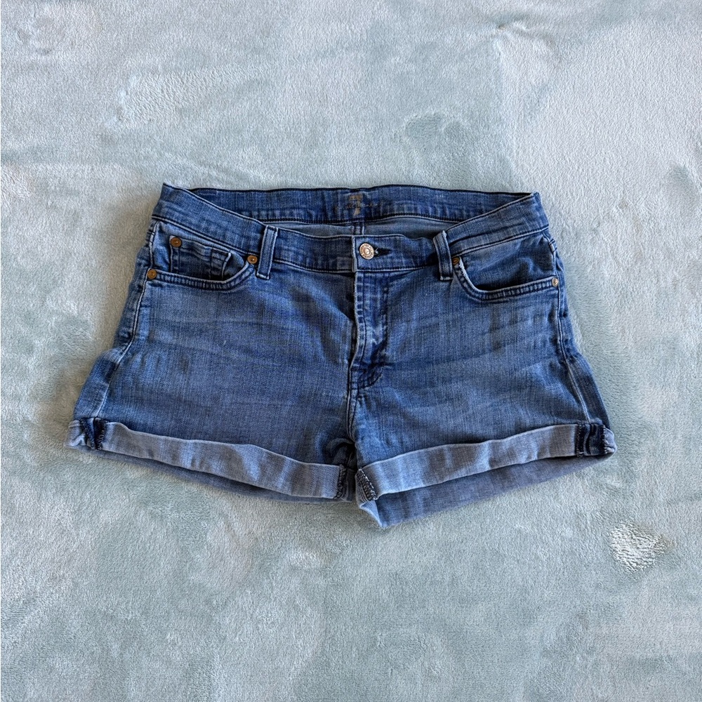 7 Classic Blue Jean Shorts
